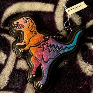 Rare Coach Rainbow Rexy bag charm